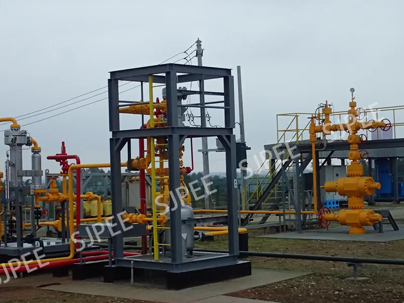 Удаление песка сланцевого газа