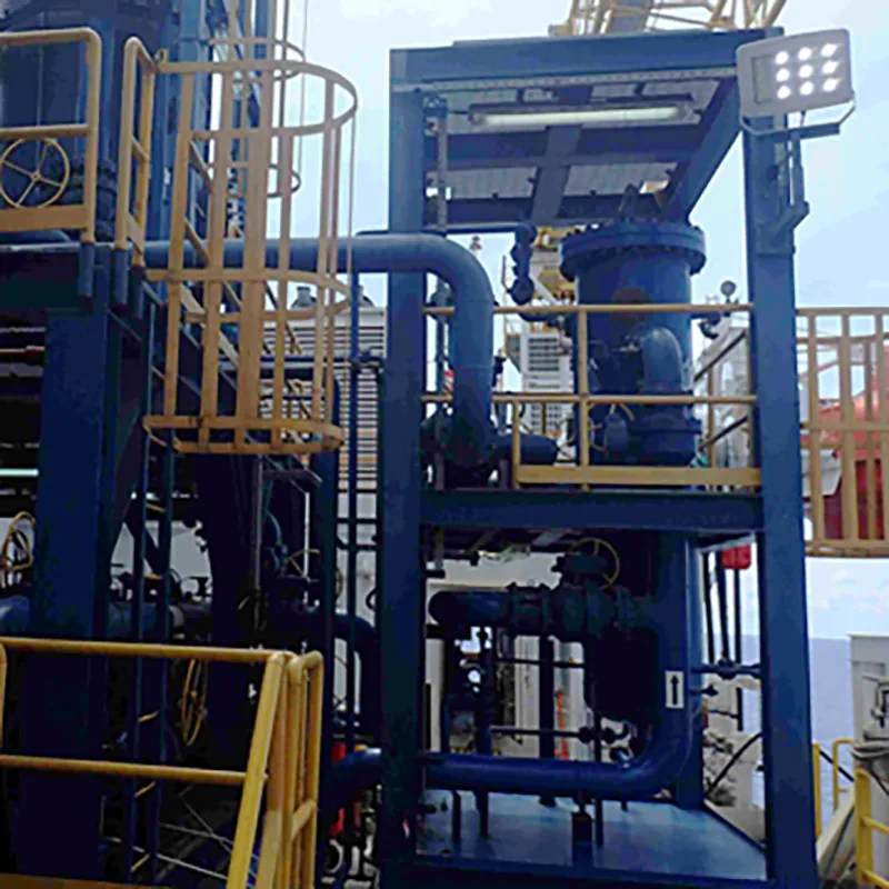 Удаление песка из воды для повторной закачки (проект нефтяного месторождения в Сиамском заливе)
