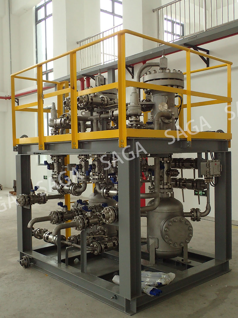 Удаление песка из газового конденсата, добытого из газового поля