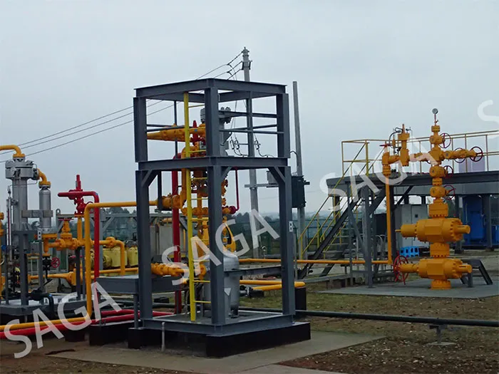 Удаление песка сланцевого газа