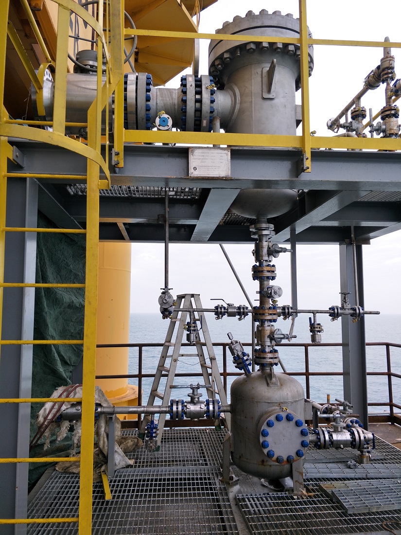 Удаление песка перед поступлением природного газа в компрессор