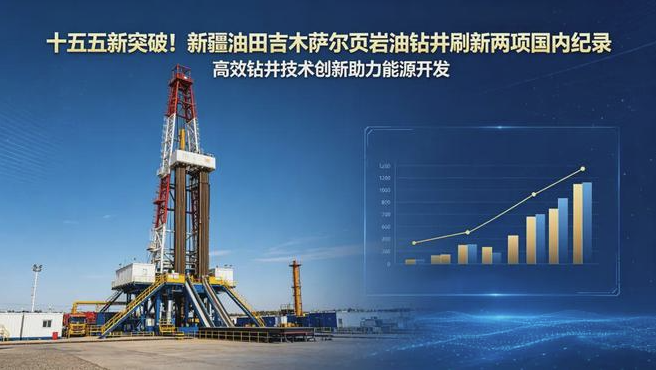 Бурение сланцевой нефти на месторождении Цзимусай в Синьцзяне обновило два национальных рекорда