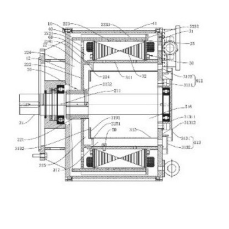 Компания Xiangtan Hualian Electric Motor запатентовала электродвигатель с системой самоохлаждения.
