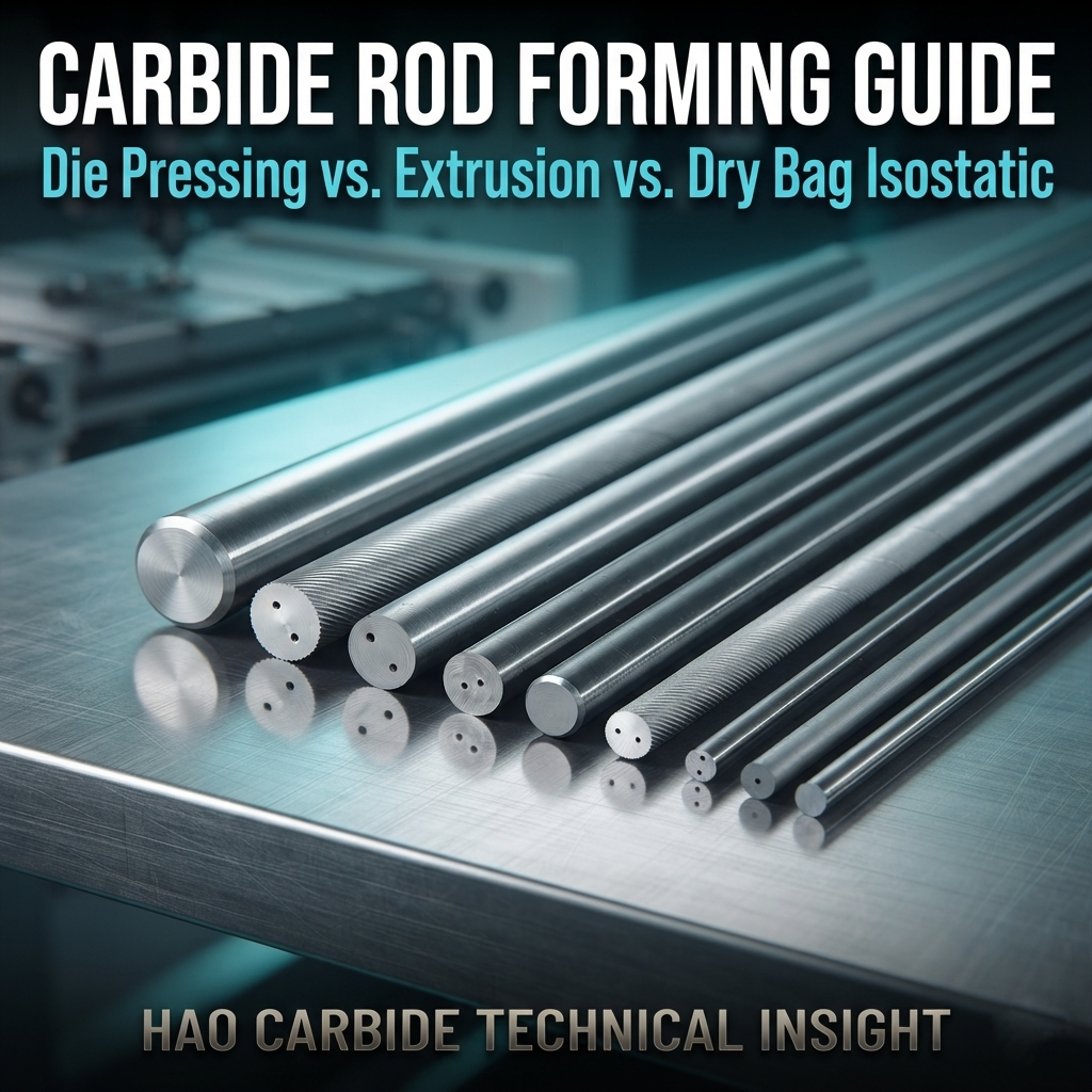 Selecting the Right Carbide Rod Forming Process Die Pressing vs. Extrusion vs. Dry Bag Isostatic Pressing.png