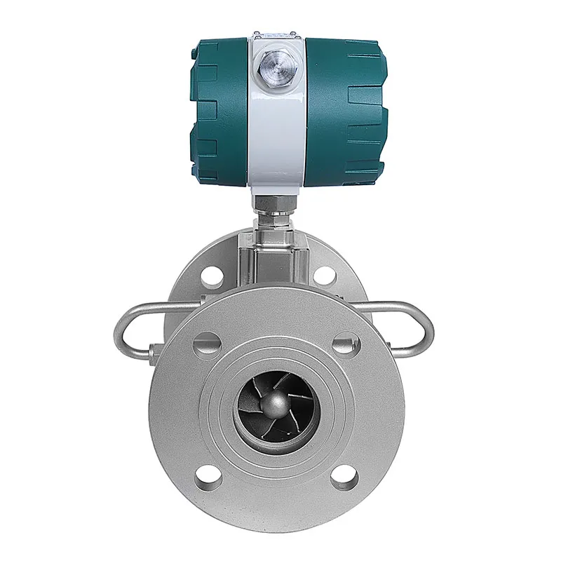 Вихревой расходомер с предварительной закруткой потока 