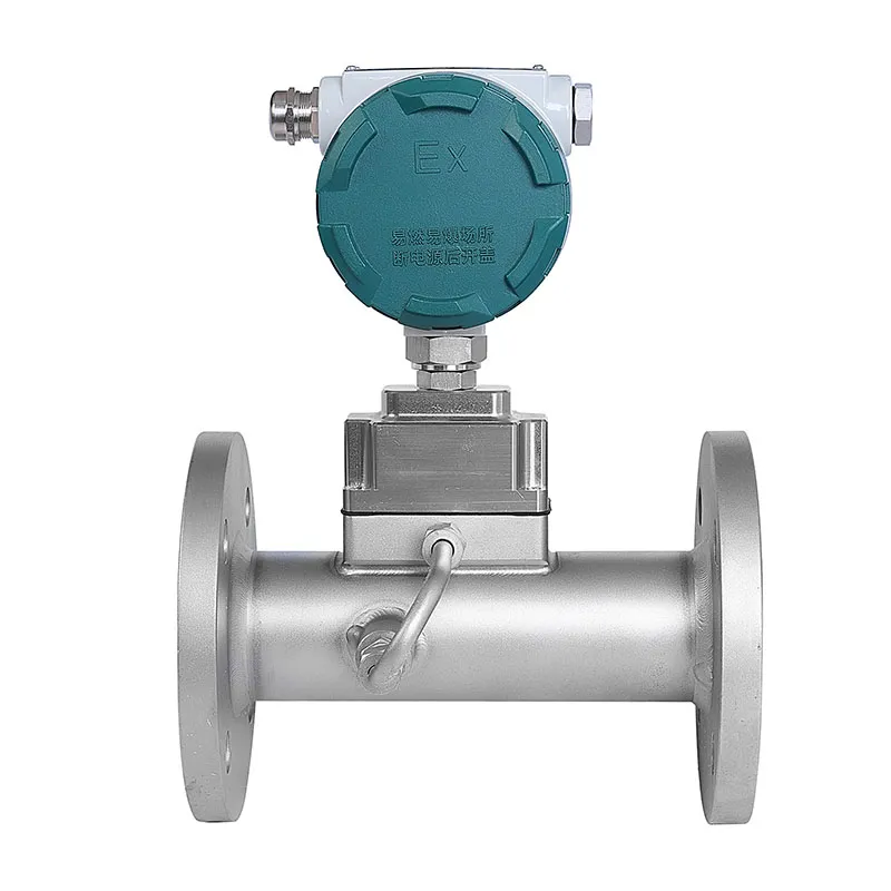 Вихревой расходомер с предварительной закруткой потока 