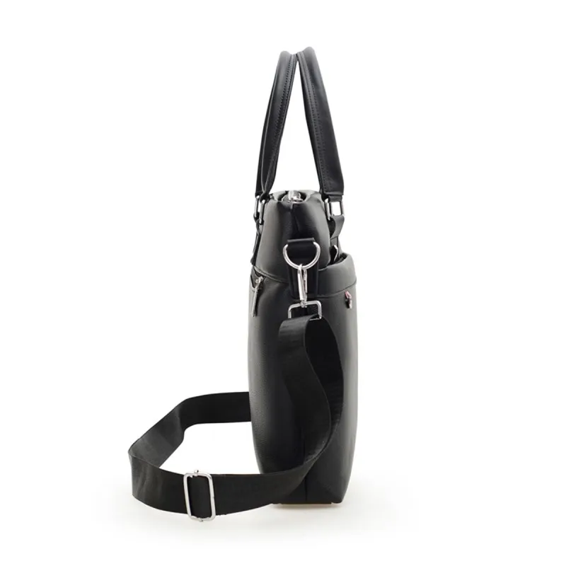 GOSHEN & 9903 Кожаный портфель ноутбук с косой перевязкой портфель