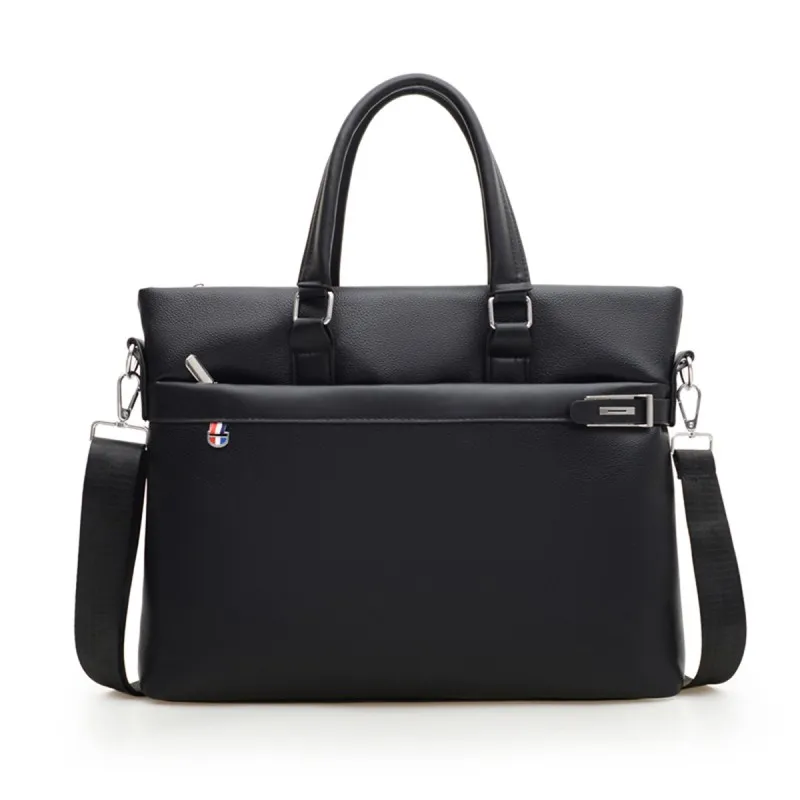 GOSHEN & 9903 Кожаный портфель ноутбук с косой перевязкой портфель