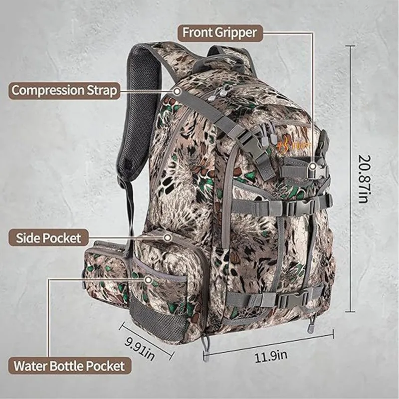 Завод Godspeed для наружной тактической охоты рюкзак сжатый склад 800D антифрикционная ткань грудная клетка двойная система регулировки камуфляж зеленый / серый оптом