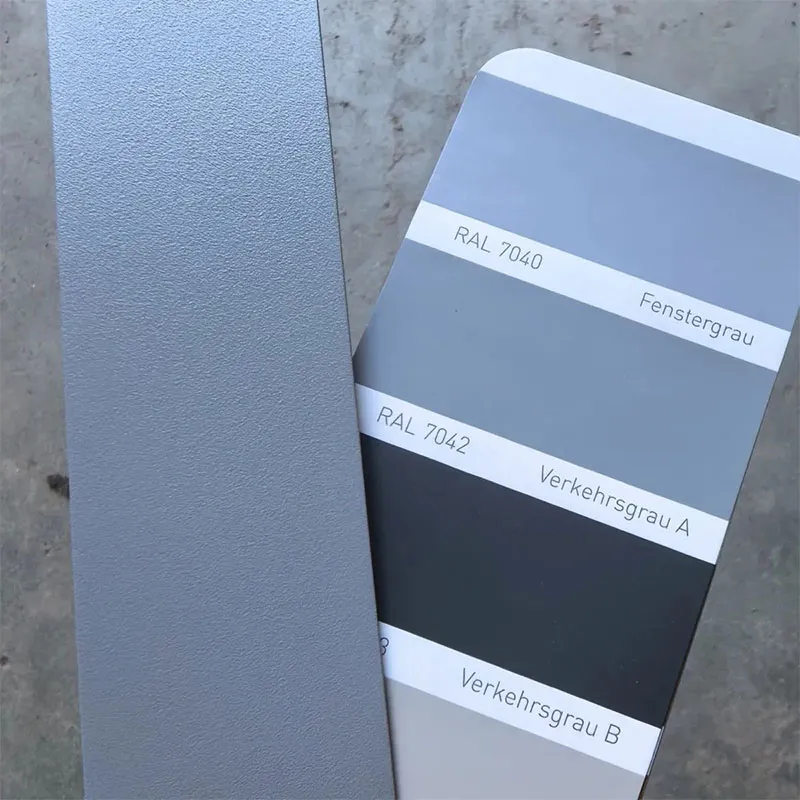 Порошковая краска для распыления напыления Серое с песчаной текстурой 7042