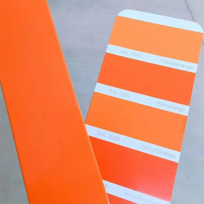 Порошковая краскадля распыления напыления Яркий красно-оранжевый 2008