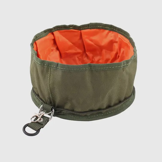 Переносная дорожная миска для домашних животных из ткани “оксифорд”