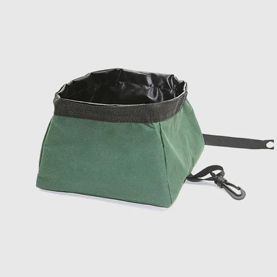 Переносная дорожная миска для домашних животных из ткани “оксифорд”