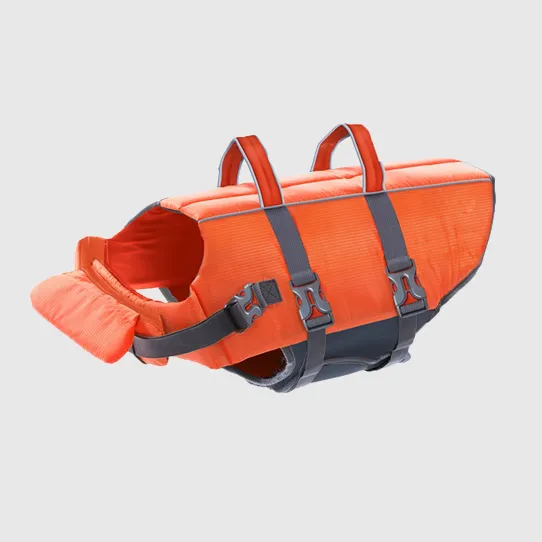 Спасательный жилет для собак из однотонной ткани “оксифорд”