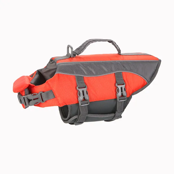 Спасательный жилет для собак из однотонной ткани “оксифорд”