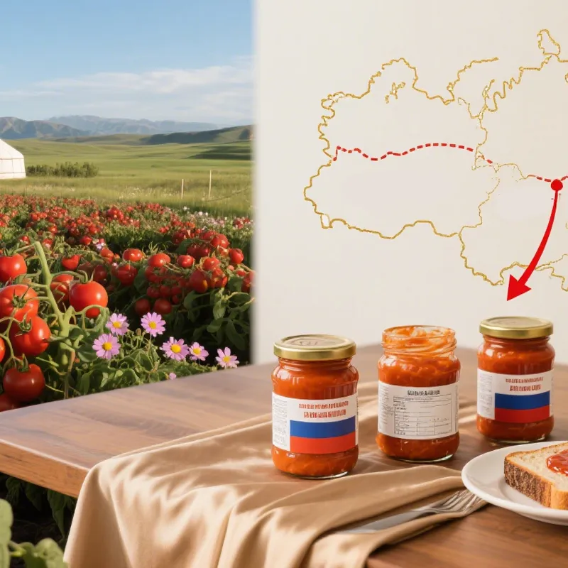 Китайско-российский кулинарный мост обогатился новым ярким событием: томатный соус из Баянор пользуется большой популярностью у российских закупщиков