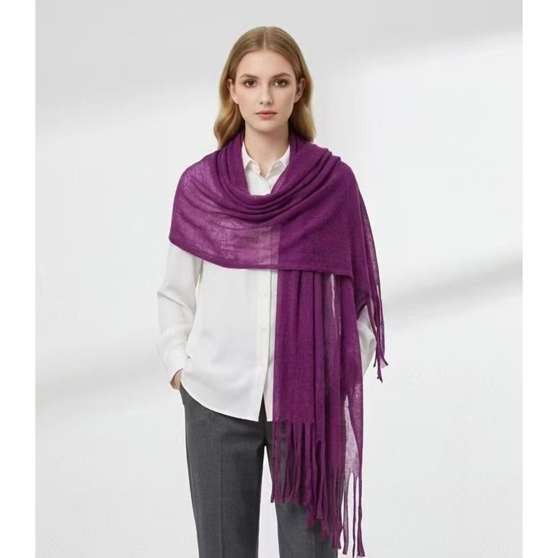 Новые модели шарфа из водорастворимого кашемира 120 штрихов на весну-лето