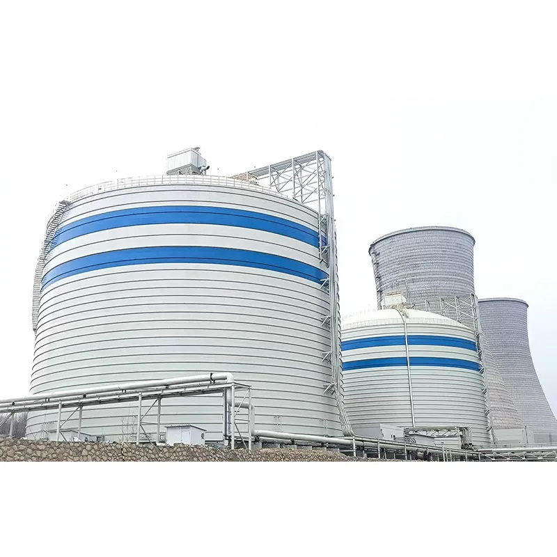 Проект EPC системы хранения золы в больших стальных силосах для ТЭЦ мощностью 2 × 350 МВт Линьи Хэнсинь Энергетическая группа