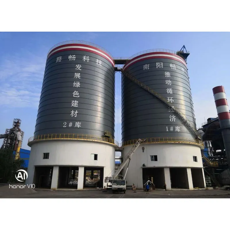 Проект генерального подряда на стальные силосы и вспомогательное оборудование в рамках проекта комплексной утилизации доменного гранулированного шлака мощностью 1 млн тонн/год, реализуемый для ООО Наньян Чанфэн Синьцай Технолоджи