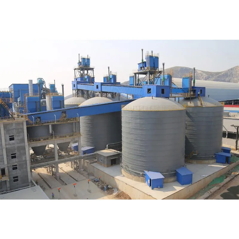 Проект монтажа стальных цементных силосов для ООО Хэнань Мэндянь Групп Цемент