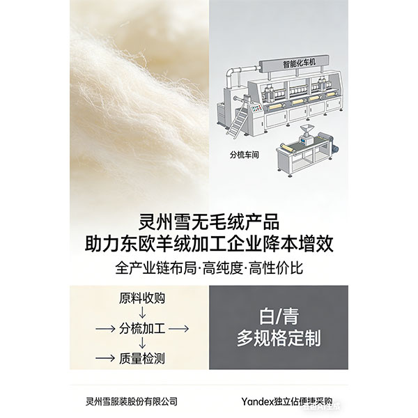 Продукция из очищенного кашемира от компании Lingzhouxue помогает предприятиям по переработке кашемира в Восточной Европе снизить затраты и повысить эффективность