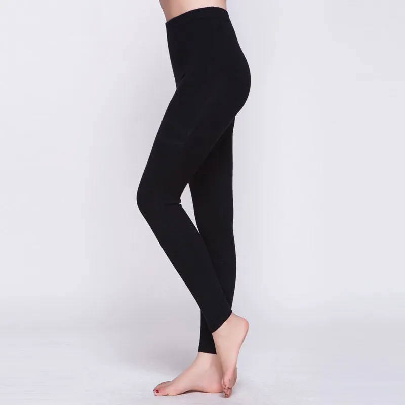 Женские кашемировые брюки — 90% кашемир, женские, двойной вязки, леггинсы, осенне-зимние 42291