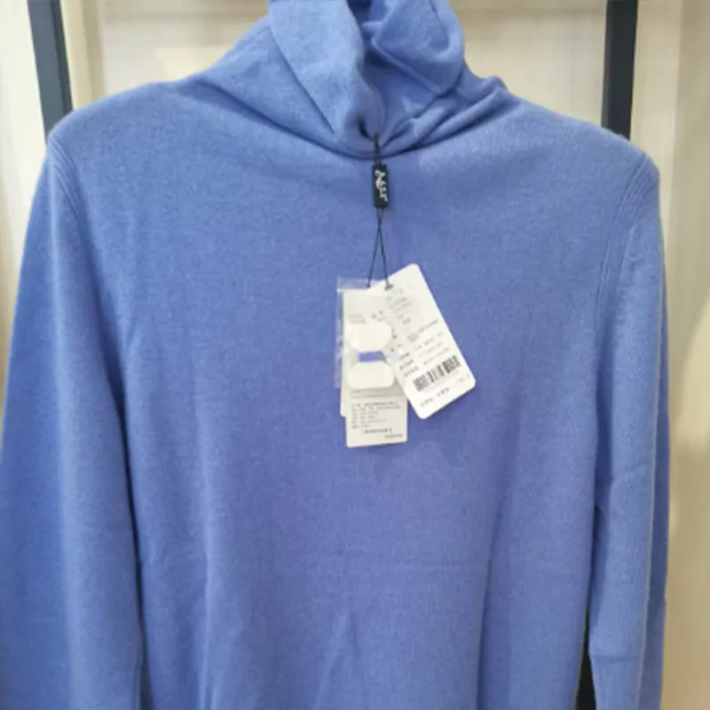 Женский кашемировый свитер — 100% кашемир, стойка-хомутик, высокий воротник, трикотаж, свитер, нижняя блуза 18204