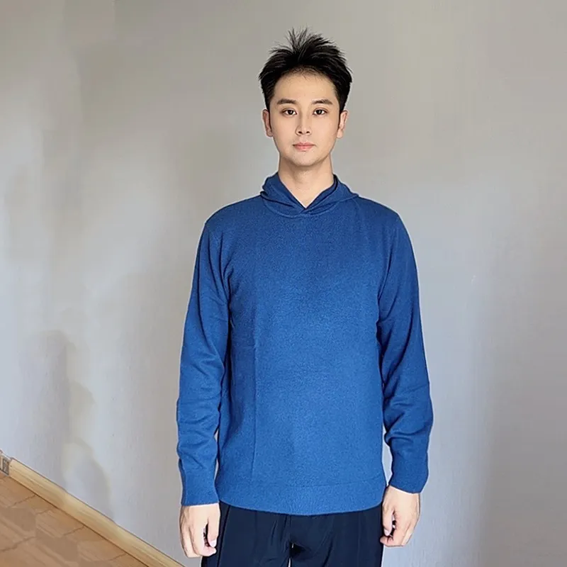 Мужской кашемировый свитер — 100% кашемир, бейсболка, свитер с ворсом 20140