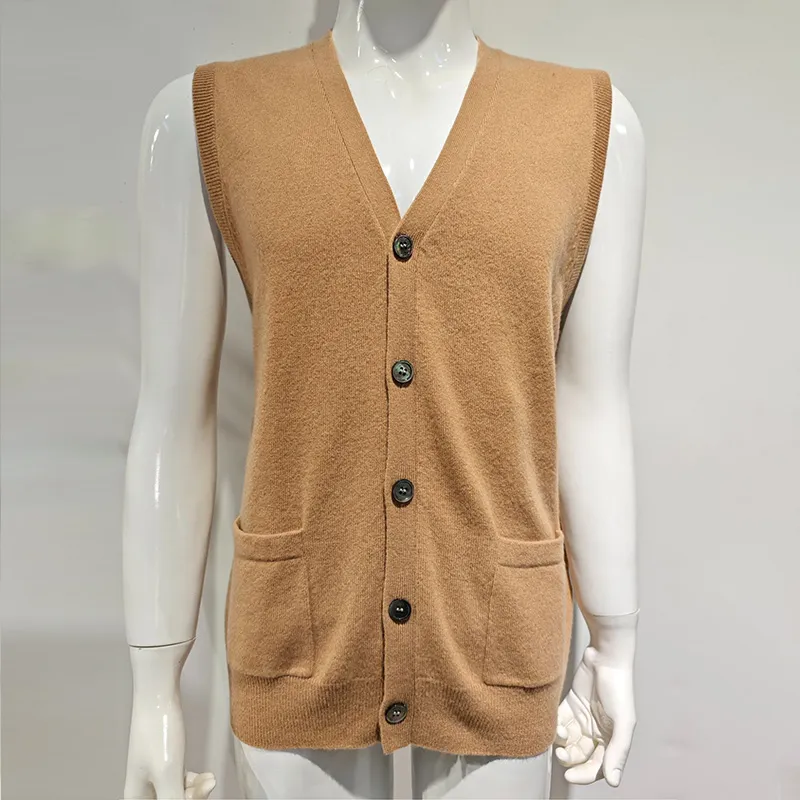 Мужской кашемировый свитер — 100% кашемир, жилет-кардиган, пуловер, трикотаж, кофта 20227