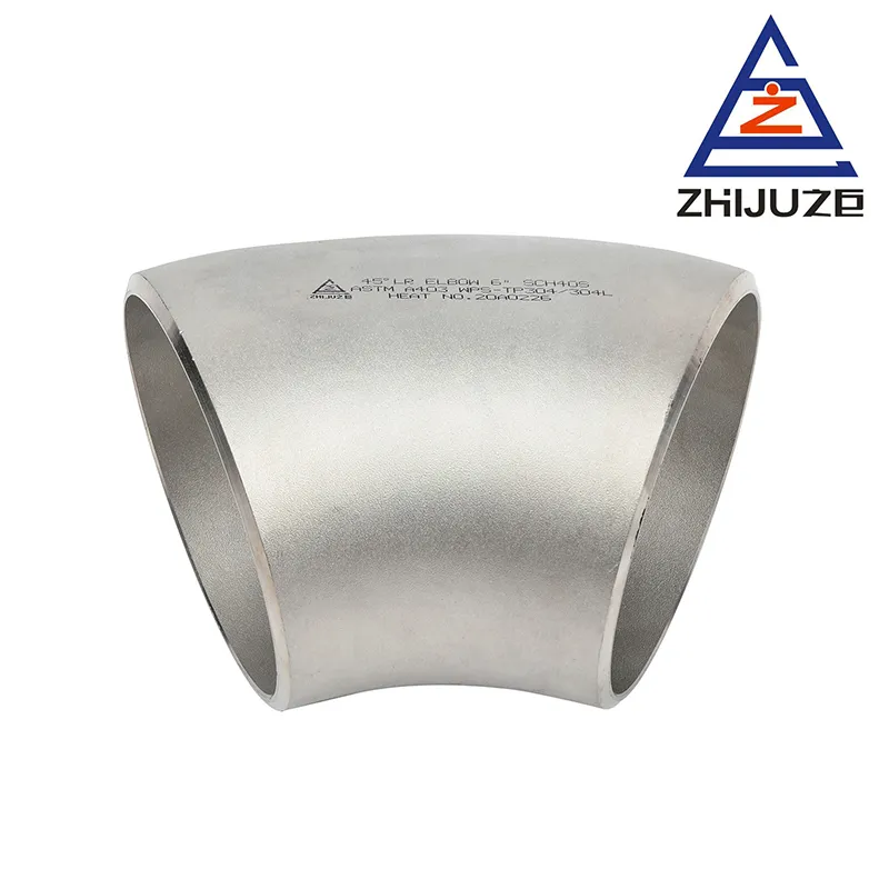 Отвод 45° с длинным радиусом