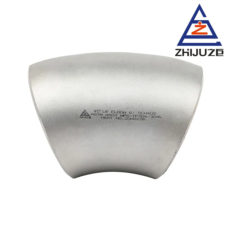 Отвод 45° с длинным радиусом