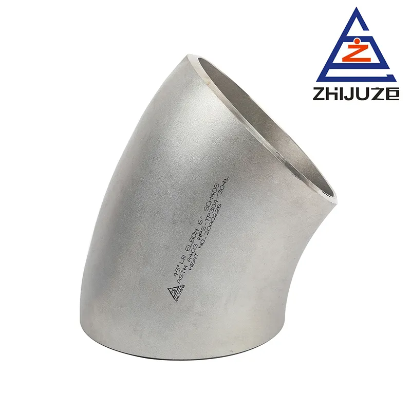 Отвод 45° с длинным радиусом