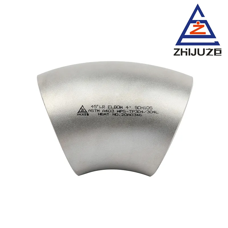 Отвод 45° с длинным радиусом