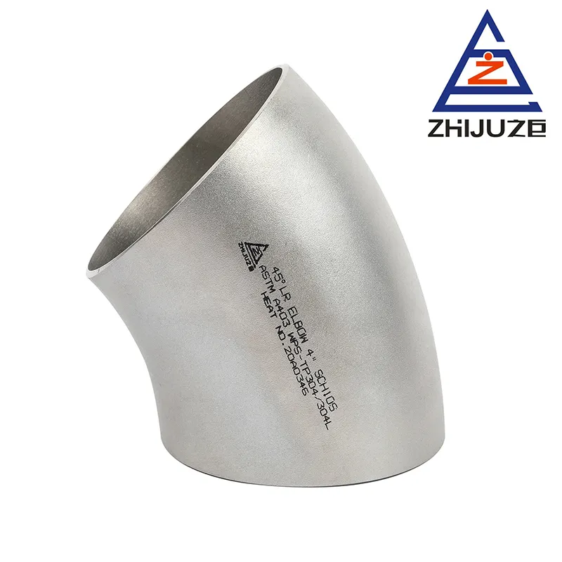 Отвод 45° с длинным радиусом