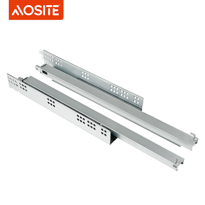 Направляющие AOSITE S6836/S6839 для нижнего монтажа полновыдвижные с плавным закрыванием