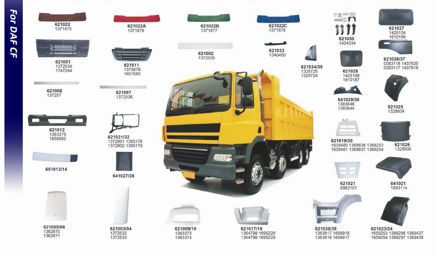 Кузовные детали для грузовых автомобилей DAF-T (6) Кузовные детали для грузовых автомобилей DAF-T (6)