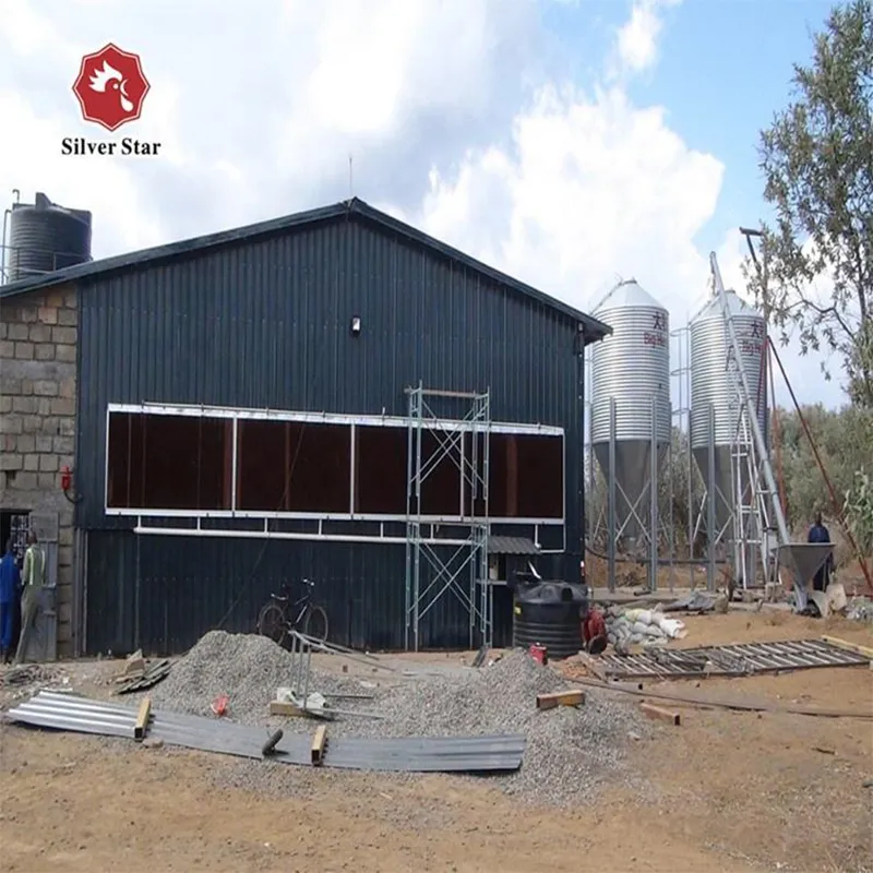 6-ярусная Н-образная клетка для выращивания цыплят-бройлеров