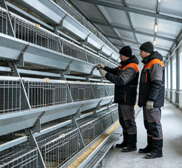 Автоматические клетки для несушек-2