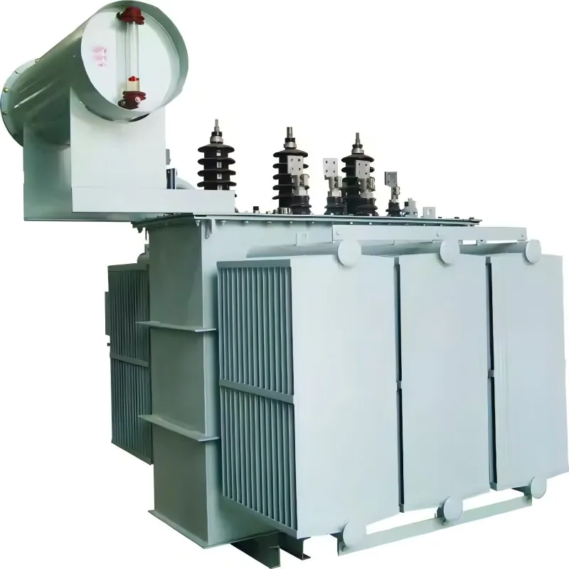 Масляный силовой трансформатор с трёхфазным креплением