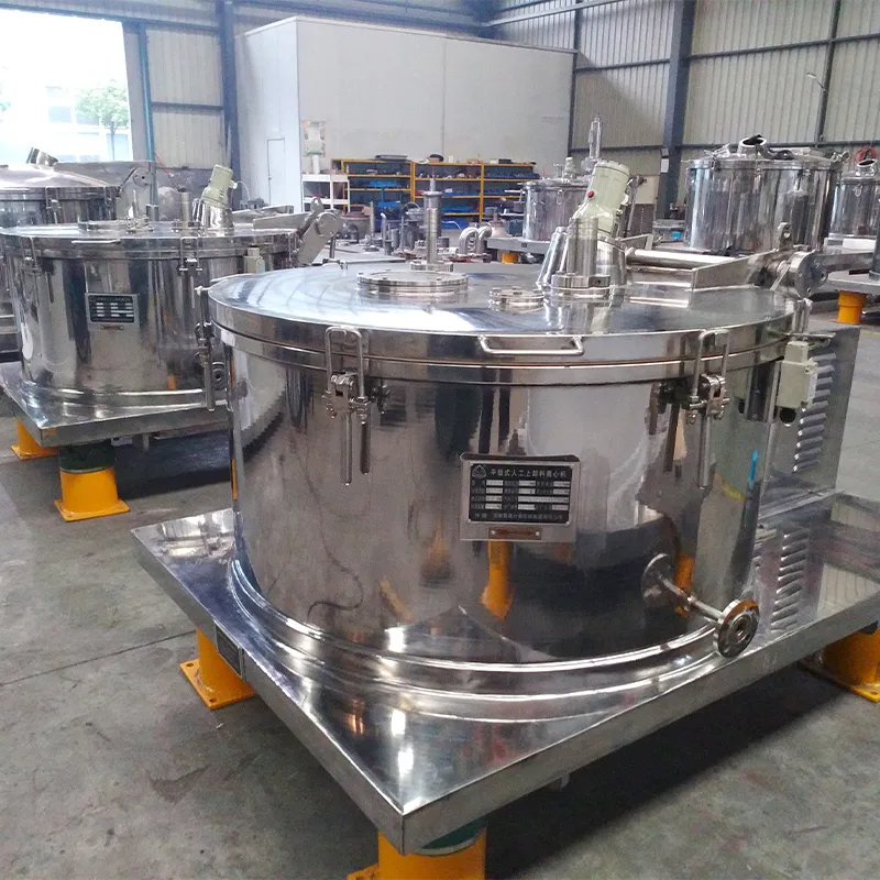 Закрытая центрифуга верхней выгрузкой серии PB