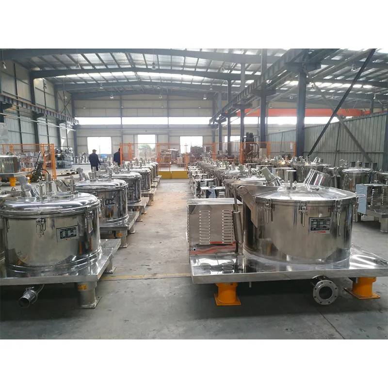 Закрытая центрифуга верхней выгрузкой серии PB