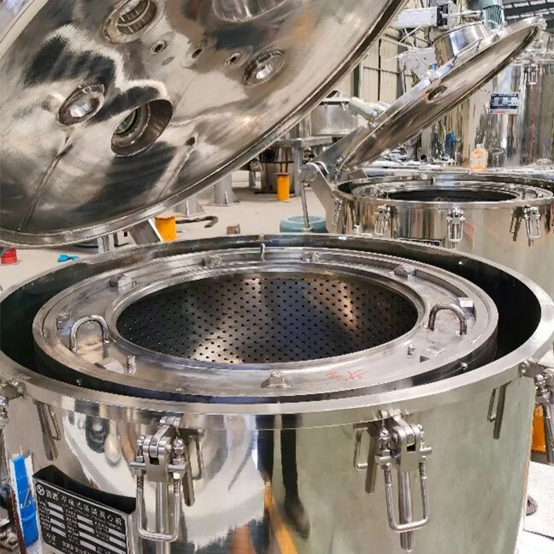 Центрифуга с разгрузкой через подвесной мешок серии PD