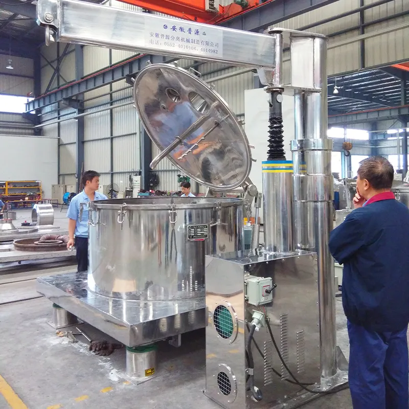 Центрифуга с разгрузкой через подвесной мешок серии PD