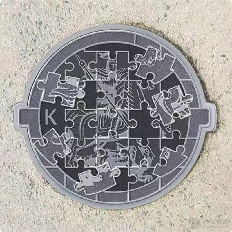 Люк из чугуна с шаровидным графитом художественной категории