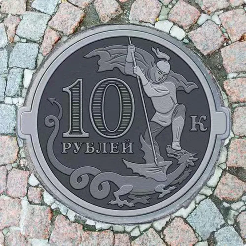 Люк из чугуна с шаровидным графитом художественной категории