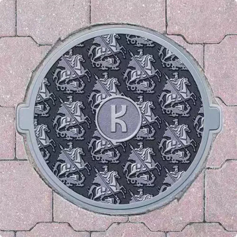 Люк из чугуна с шаровидным графитом художественной категории