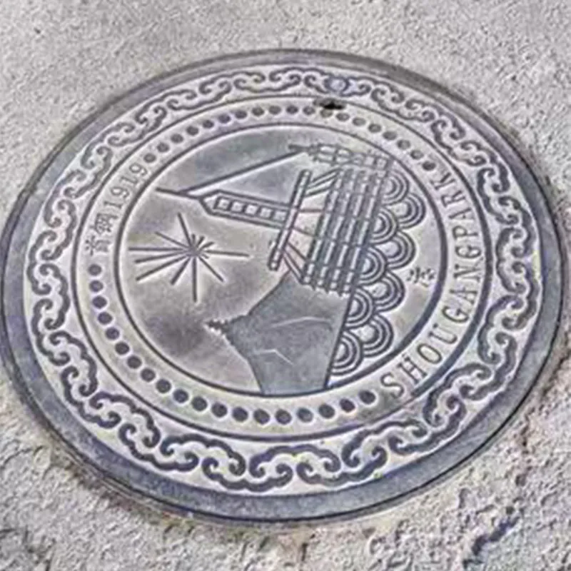 Люк из чугуна с шаровидным графитом художественной категории