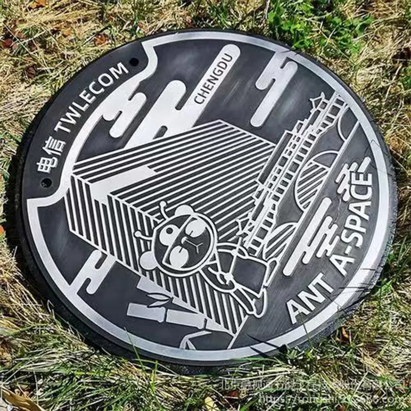 Люк из чугуна с шаровидным графитом художественной категории