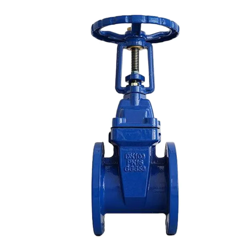 Задвижка с выдвижным шпинделем и эластичным уплотнением