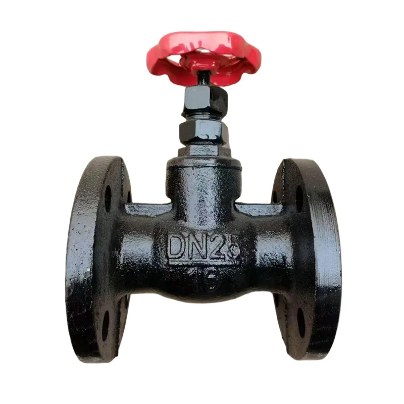 Фланцевая задвижка с резьбовым соединением в средней части